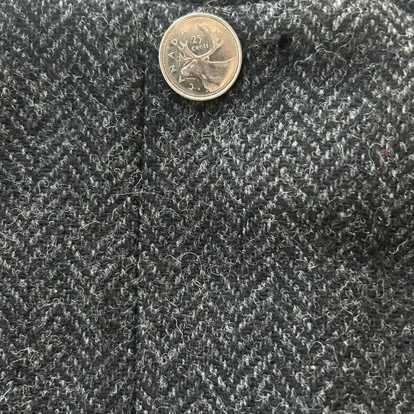 Lauren Ralph Lauren 100% Lambswool Charcoal Gray Blazer Women’s Size 6P petite - Picture 14 of 14